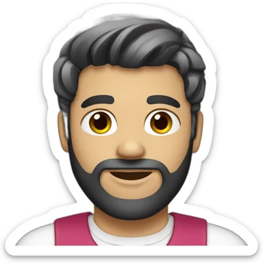 cosmetologist male sticker