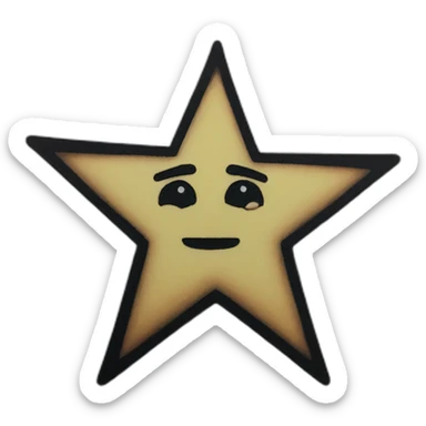 Bill Kaulitz star tattoo sticker