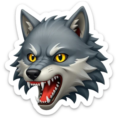 Witcher 3 bestiary icon wolf sticker