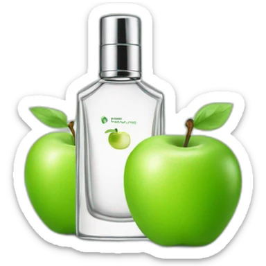 Parfum with Green Apple sticker