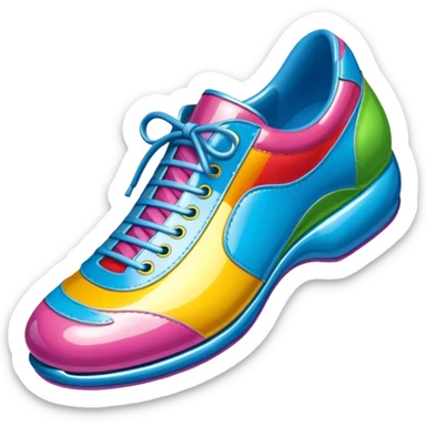 Jeff Koons style spam can pop art shoe sculpture  sticker