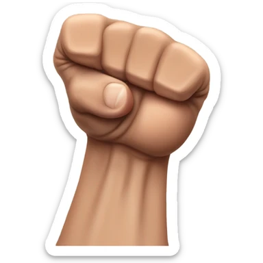 Muscle thumb sticker