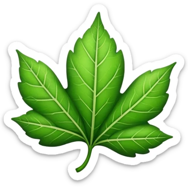 leaf sticker