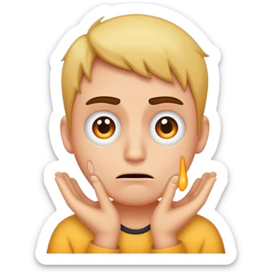 Uncomfortable sticker