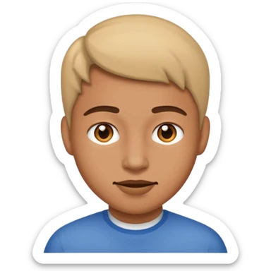 no objects and medium tone sticker