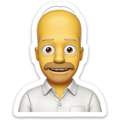 the simpsons, Different every character, only one at a time. sticker