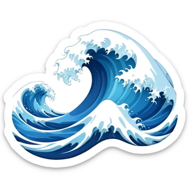 Waves aesthetic  sticker
