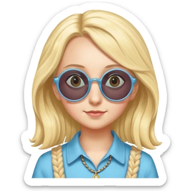 luna lovegood sunglasses sticker
