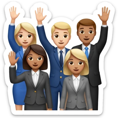 Please create an image of young people departing overseas for employment. sticker