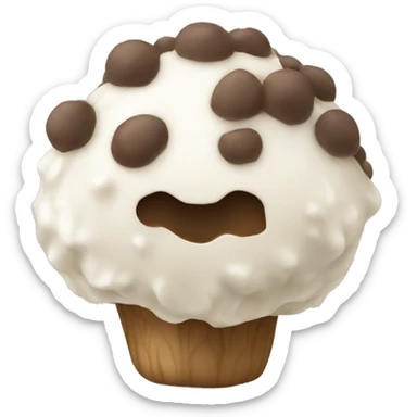 truffle white sticker