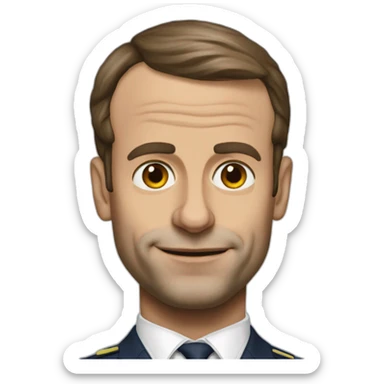 Emanuel macron droguer sticker