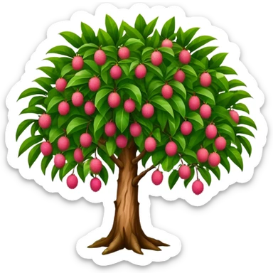 lychee tree sticker