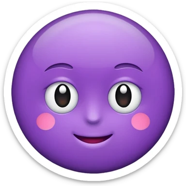 Rond violet normal sticker