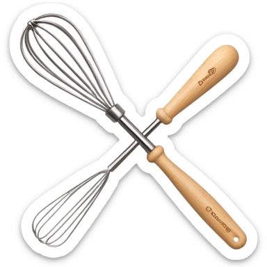 Danish dough whisk  sticker