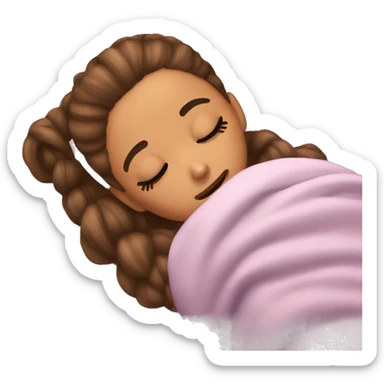Ariana Grande sleeping sticker