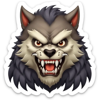 dnd 5e werewolf boss monster sticker