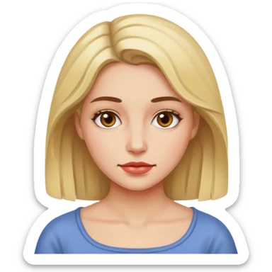 woman painting sticker