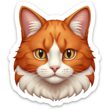 Constantin dagegen – obgleich sein Name für mich eine blaue Farbe trägt – wäre ein prachtvoller roter Kater mit weißer Marmorierung, starkem Knochenbau und halblangem Fell. Sein Blick strahlte Sanftmut und innere Standhaftigkeit aus, als könne ihn nichts auf der Welt erschüttern. sticker