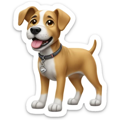 Dog walking in Thailand  sticker