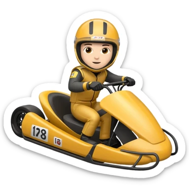 Street lugeing sticker