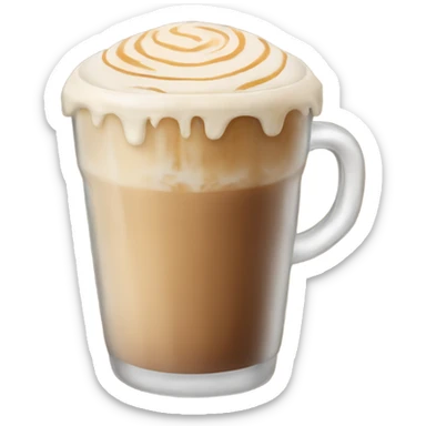 ice latte sticker