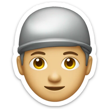 A person in clothing production sticker