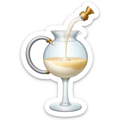 creme fouette dans un siphon sticker