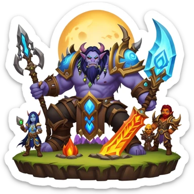 World of warcraft  sticker