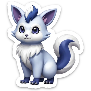 Shiny Furret-Absol-Noibat-Hybrid (Full body) sticker