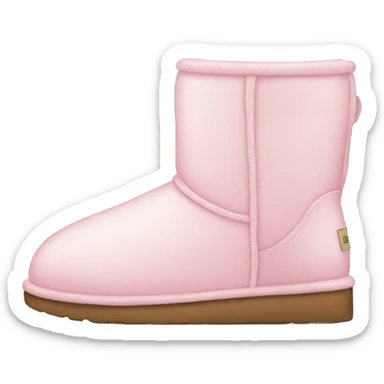 light pink uggs sticker
