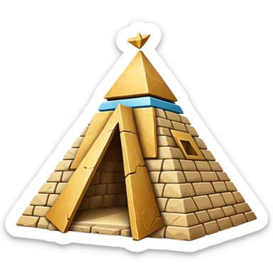 pyramide sticker