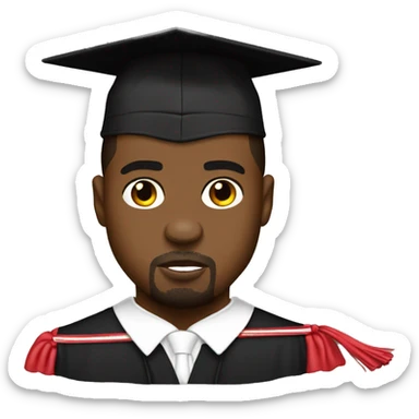Kanye west graduation bear sticker