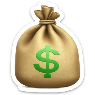money bag sticker