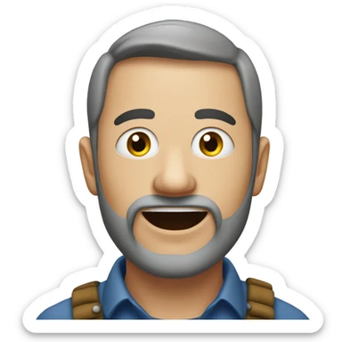 En mørkhudet jente som rir på en blå flodhest  sticker