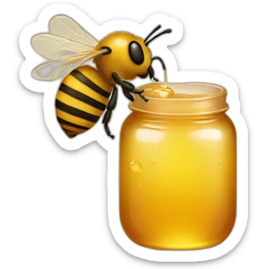 Honey sticker