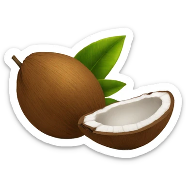 Huile de coco sticker
