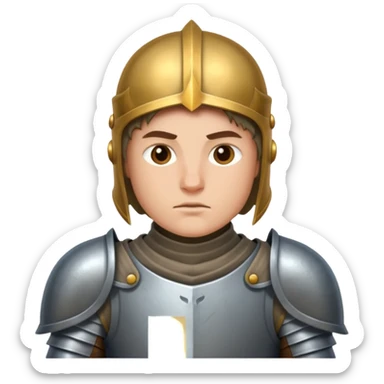 brave knight sticker