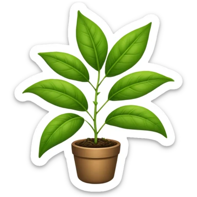 tea plant sticker