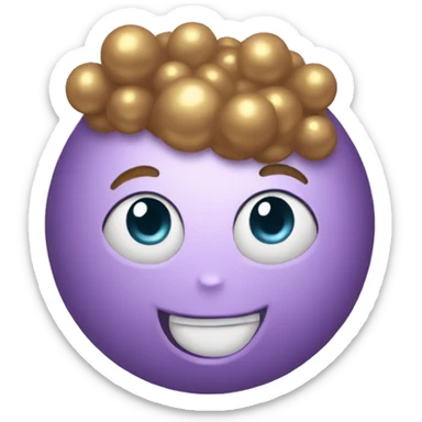 purple pearl sticker