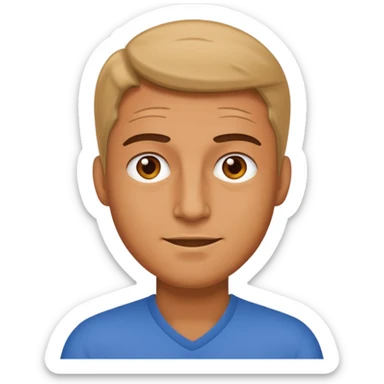 un emoji de monsieur je sais tout sticker