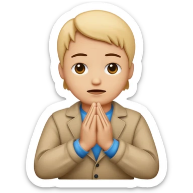 make a emoji who are say sorry sticker