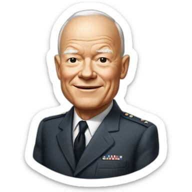 President Dwight D Eisenhower sticker