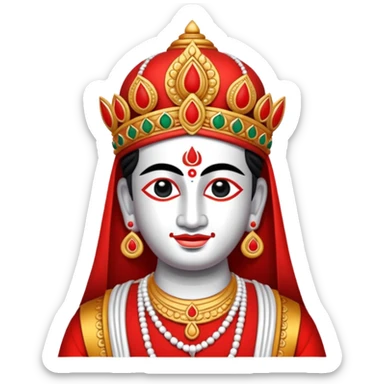 Create lord Venkateshwara tilak emoji sticker