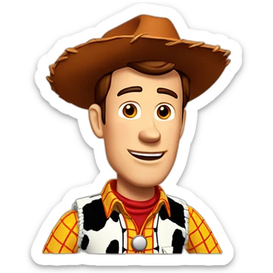 Woody toy story sticker