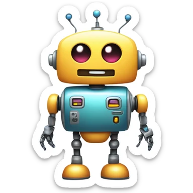 A dumb robot named Anne sticker