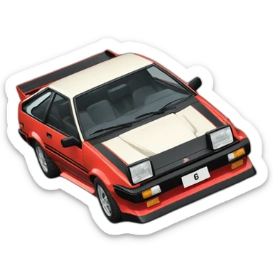 Toyota ae 86 trueno sticker