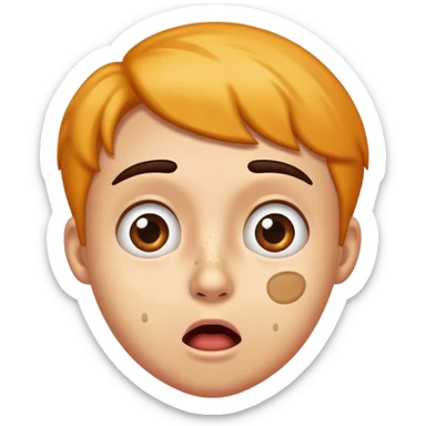 Hyperpigmentation meme sticker