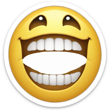 a smiley where the other is holding the other's mouth sticker