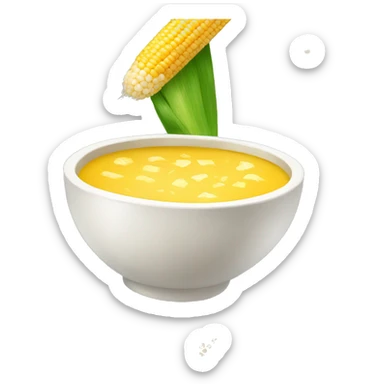 corn soup sticker