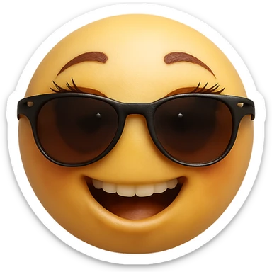 Create a realistic mascara emoji in a photorealistic style with the background removed. sticker